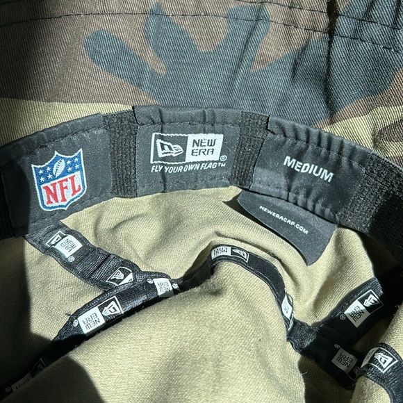 New Era NFL Seattle Seahawks Camo Bucket Hat- size M - Picture 5 of 7